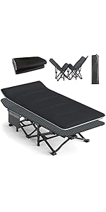 Amazon.com: ATORPOK Camping Cot for Adults with Cushion